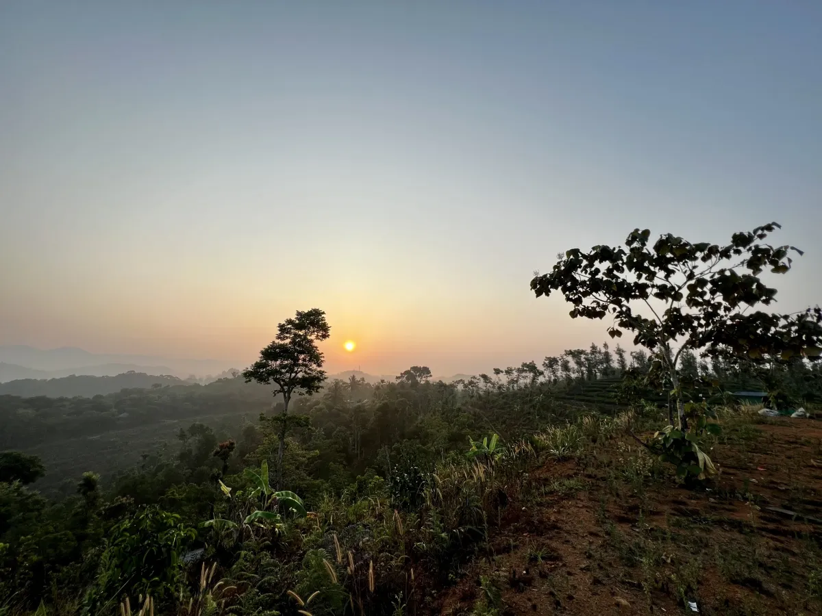 Paysage calme au lever du soleil – méditations guidées
